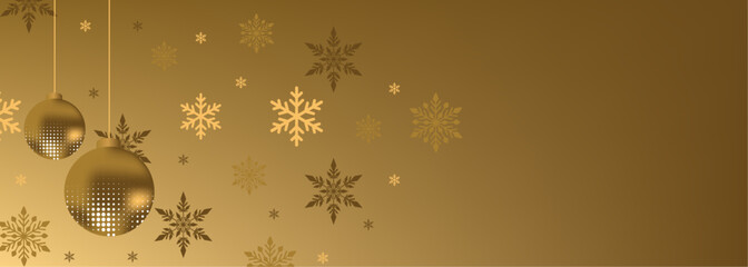 Luxury Golden Holiday Background with Ornaments and Snowflakes, Golden Snowflakes, Golden New Year Background with Stars, Elegant Golden New Year Background