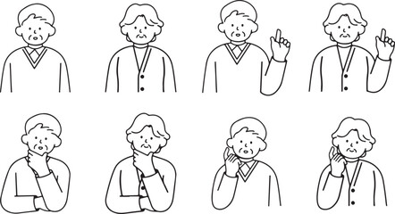 Cartoon Doctors, Male and Female Medical Staff, Character Set, Professional Pose, Vector Illustration, Transparent Background