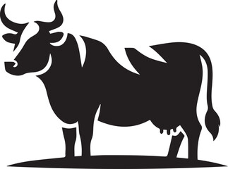 Cow vector silhouette
