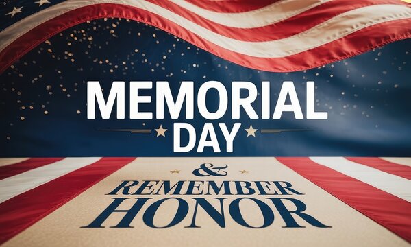 Memorial day american flag remembrance honor patriotism