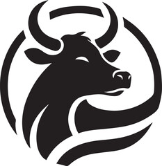 Cow vector silhouette