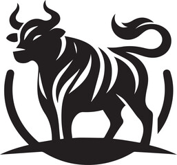 Cow vector silhouette