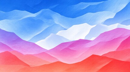 Patriotic Abstract Texture of Crumpled Paper in Red, White, and Blue with Copy Space for French National Day Celebration