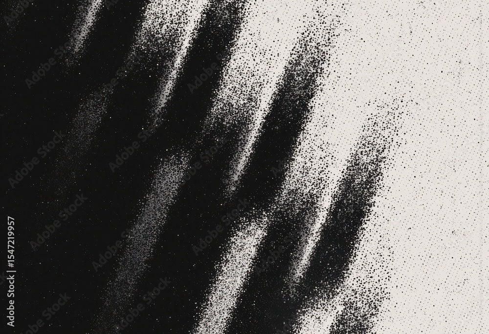 Poster grayscale pixelated noise pattern with dynamic texture and contrast