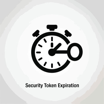 Stopwatch Key Security Token Expiration Icon image