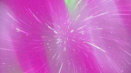 Vibrant pink and purple abstract swirl with light streaks, suggesting motion and energy - Powered by Adobe