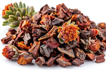 Pile of dried plant material