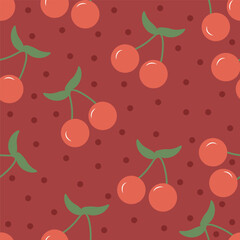 Red Cherry Pattern