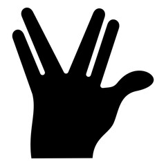 Hand Vulcan Icon
