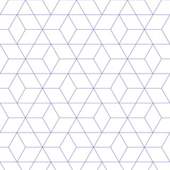 Seamless thin linear grid rhombus pattern. Abstract, geometric, stylish, fractal, background, swatch textures, purple. / シームレスな細い線のひし形パターン 抽象的 幾何学的 スタイリッシュ フラクタル 背景 スウォッチ対応 紫