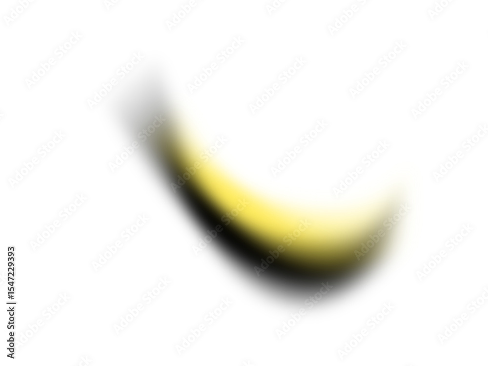 Wall mural abstract yellow shape with a gradient effect against a black and red background