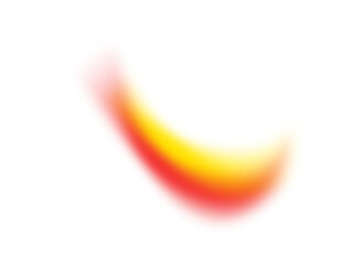 Abstract vibrant yellow and red curved shape on a black and red background design