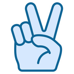 Obraz premium Hand Peace Icon