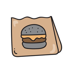 burger packaging for take away 