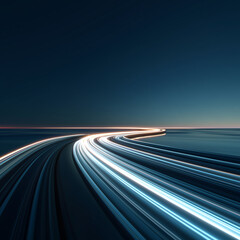 road in motion blur