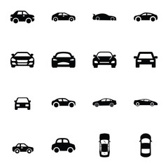  Car Fill Icon. Car vector fill icon for transportation apps, car rental services, automotive websites, parking signs, fuel station