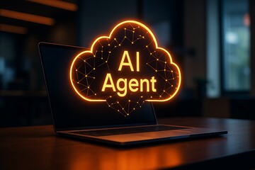 Ai agent cloud computing on a laptop