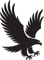 Eagle flying vector illustration