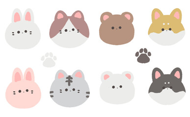 どうぶつ顔アイコン