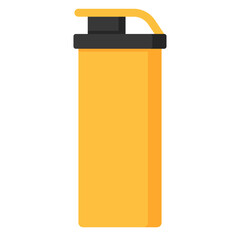 yellow bottle illustration clipart cartoon