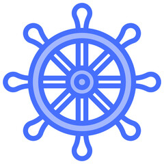 Fototapeta premium Rudder Icon