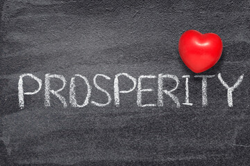prosperity word heart