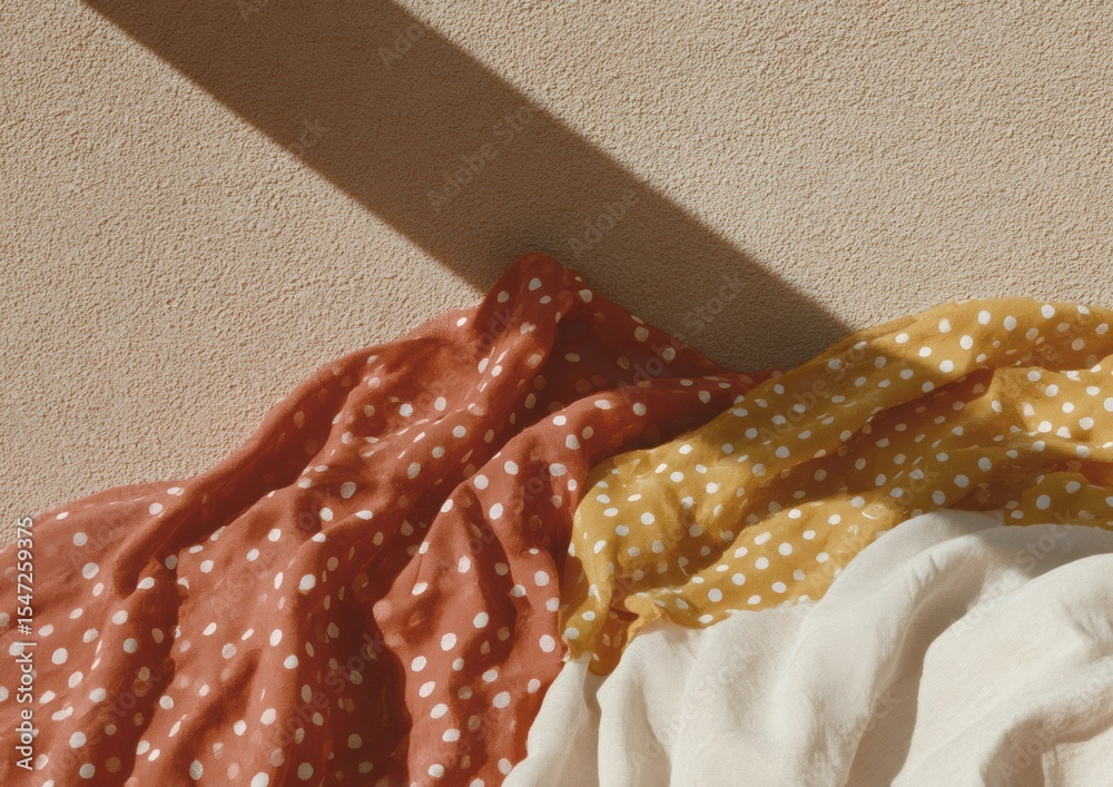 Poster Textured Grunge Halftone Summer Pattern Backgrounds with Layered Screen-Printed Dots on Warm Neutral Paper for Creative Packaging and Branding Design