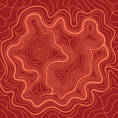 Background of the topographic map. Topographic map lines, contour background. Geographic abstract grid