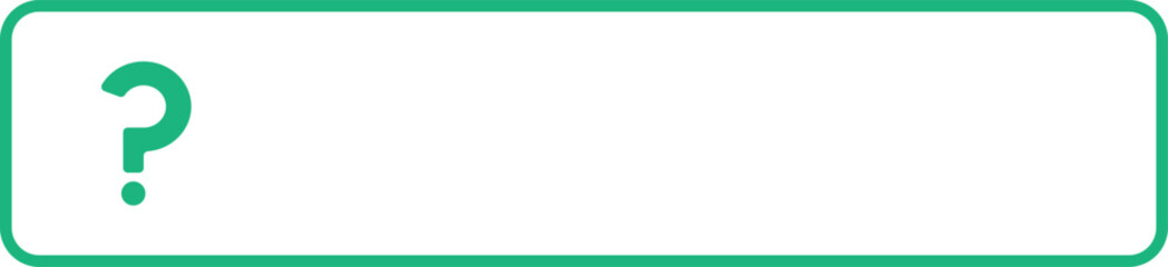 Outline Help Center button with question mark icon, suitable for user assistance pages and support features in websites or apps.