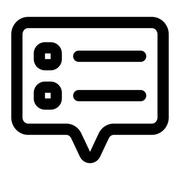 survey icon for illustration