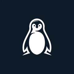 Majestic penguin logo