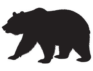 Fototapeta premium BEAR SILHOUETTE