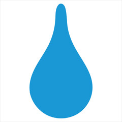 Water Drops Splash Clipart with Blue Rain Droplet Illustration for Sublimation Design

