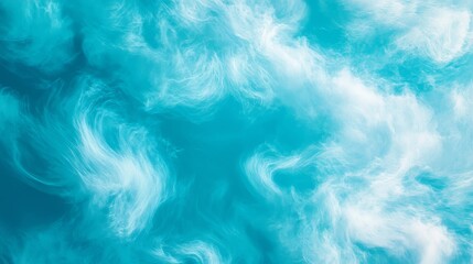 Obraz premium Timelapse of beautiful blue sky with clouds on a bright sunny day for abstract background