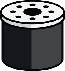 Industrial Car Oil Filter Element Icon