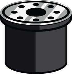 Industrial Car Oil Filter Element Icon