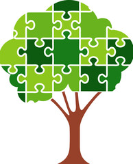 Puzzle Tree Infographic