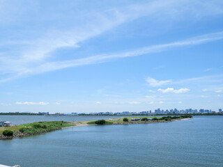 東京湾と空