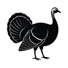 Turkey vector silhouette