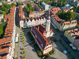 City of Bolesławiec in Lower Silesia, Poland, on the Bóbr River © Marcin
