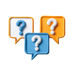 Questions pop up, reflecting confusion, asking for answers