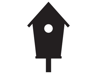 BIRD HOUSE SILHOUETTE