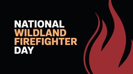 National Wildland Firefighter Day Tribute Emblem Poster