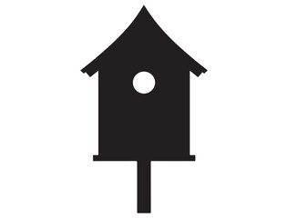 BIRD HOUSE SILHOUETTE
