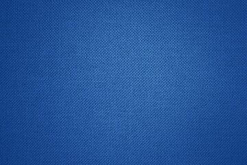 Dark blue fabric cloth texture for background, natural textile pattern.