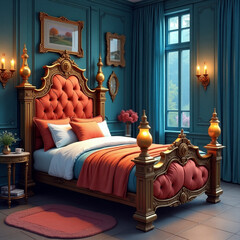 bedroom with bed