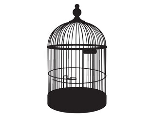 BIRDS CAGE SILHOUETTE