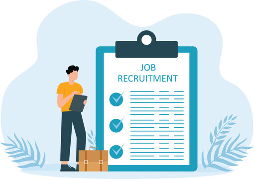 Job Recruitment,Banner, Job Advertisement. Job Search Flashlight
 - Powered by Adobe