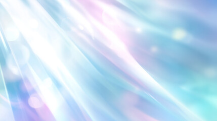 キラキラと輝く青色のプリズムライト背景