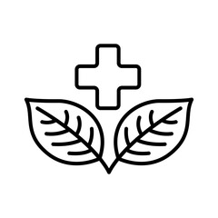 Herbal Lineart Icon